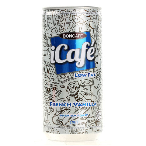 Boncafe Icafe Low Fat French Vanilla Cafe Latte 240ml