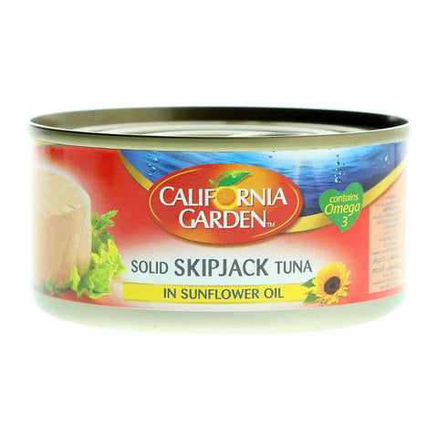 California Garden Canned Skipjack Tuna Solid In Sunflower Oil 170g