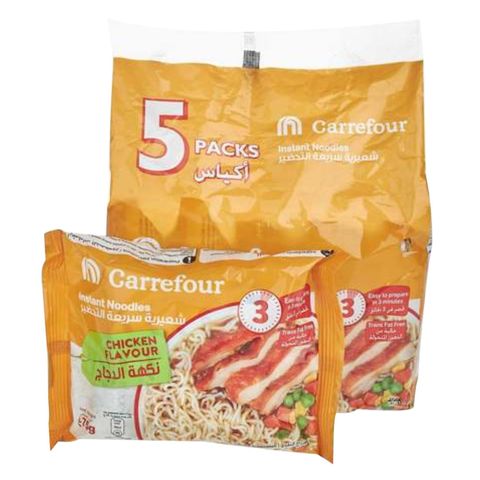 Carrefour Instant Noodles Chicken Curry 80gx5