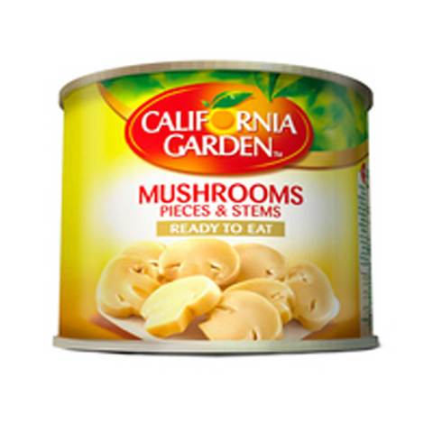 California Garden Canned Mushrooms Pieces And Stems 184g