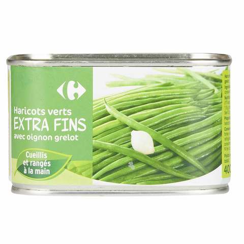 Carrefour Extra Fine Beans with Onion 400g