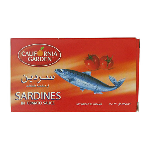 California Garden Sardines in Tomato Sauce 125g