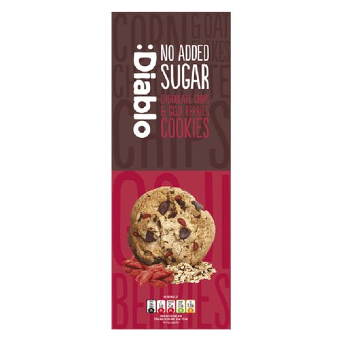 Diablo Chocolate Chips And Goji Berry Cookies 135g