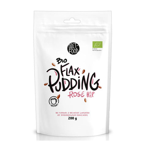 Diet Food Bio Flax Pudding Rose Hip 200g