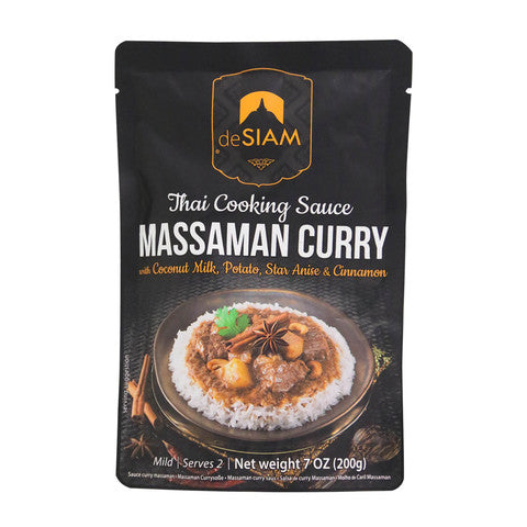 De Siam Thai Cooking Sauce Massaman Curry 200g