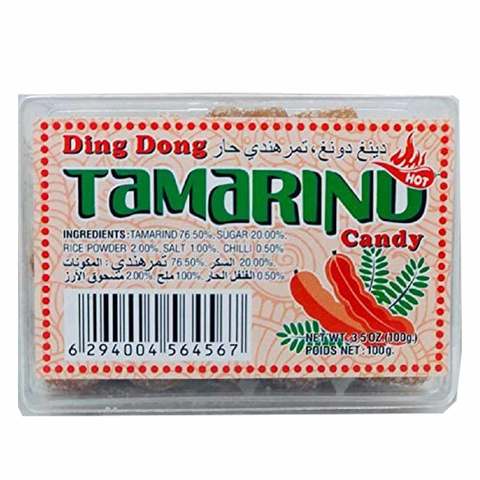 Ding Dong Tamarind Candy Hot 100g