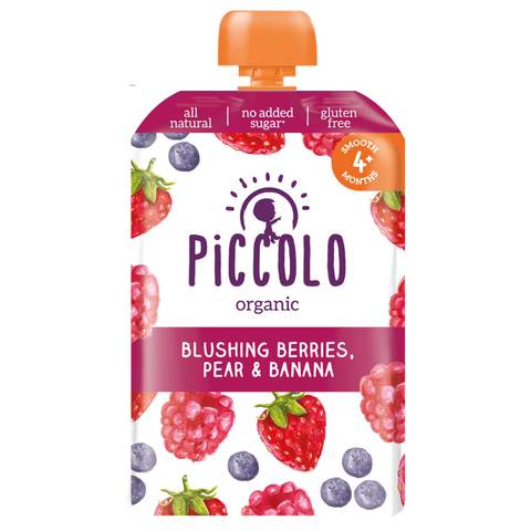 Piccolo Organic Blushing Berries Pear & Banana 100g