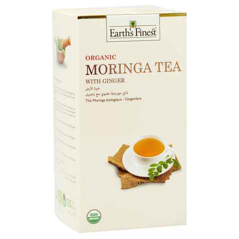Earth\'s Finest Organic Moringa Ginger Tea 37.5g