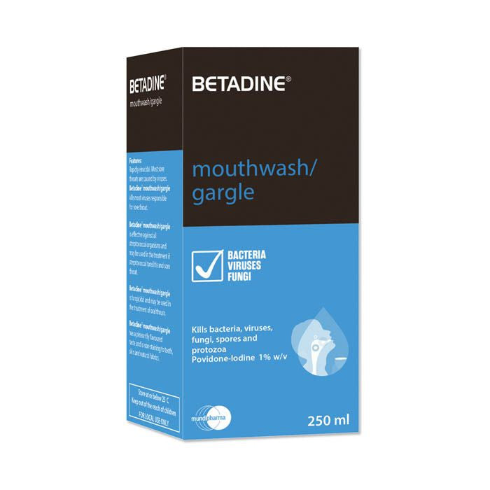 Betadine Mouthwash And Gargle 250 ml