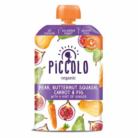Piccolo Organic Pear & Butter Nut Squash 100g