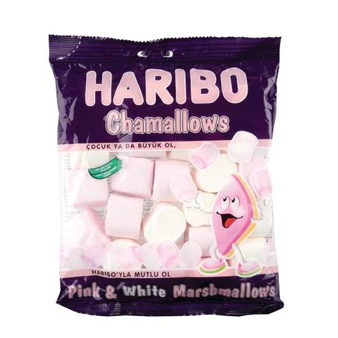 Haribo Pink and White Chamallows 300g