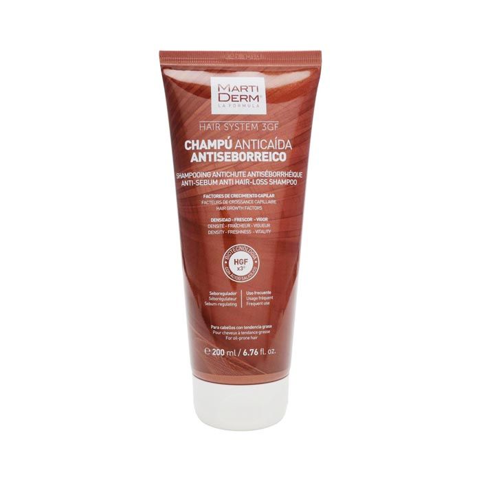 Martiderm Hair System 3GF Anti-Sebium Anti-Hairloss Shampoo 200 ml