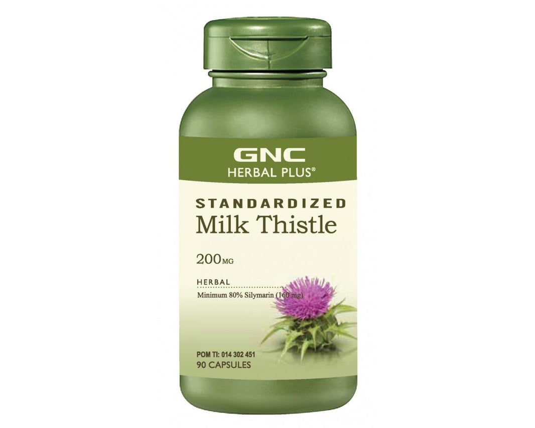 GNC HERBAL PLUS STANDARDIZED MILK THISTLE 200 MG