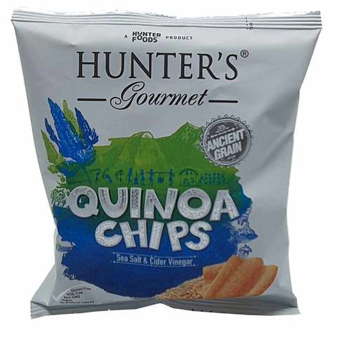 Hunter\'s Gourmet Quinoa Chips Sea Salt & Cider Vinegar 28g