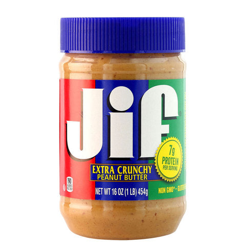 Jif Extra Crunchy Peanut Butter 454g