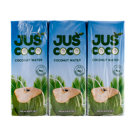 Jus Coco Coconut Water 200ml x Pack of 6