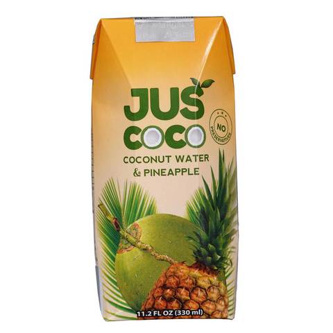 Juscoco Coconut Water & Pineapple Juice 330ml