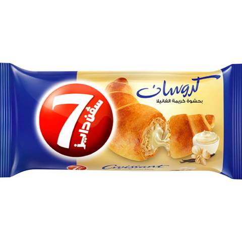 7 Days Croissant with Vanilla Cream Filling 55g