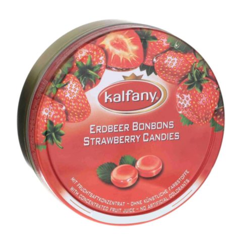 Kalfany Erdbeer Bonbons Strawberry Candies 150g