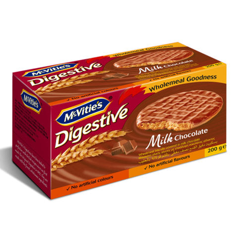 McVitie’s Digestive Milk Chocolate Biscuits 200g
