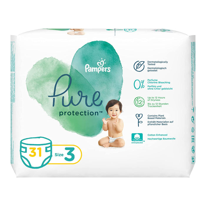 Pampers Pure S3 Value Pack 31s