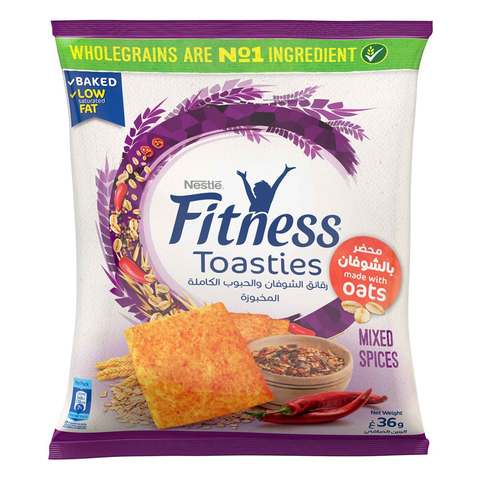 Nestle Fitness Toasties Mixed Spices 36g