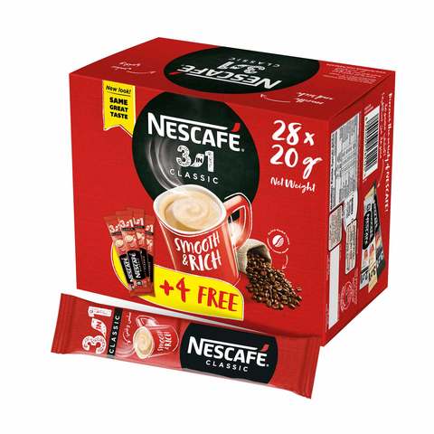 Nescafe 3 In 1 Coffee Classic 20gx 28
