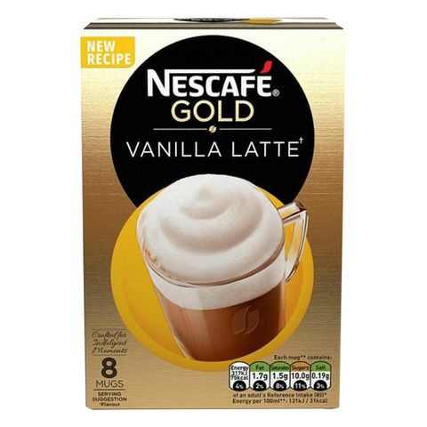 Nescafe Latte Vanilla Coffee Pack Of 8 x 148g