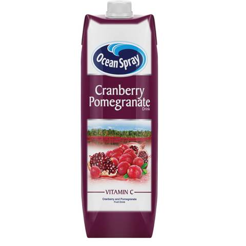 Ocean Spray Cranberry and Pomegranate Fruit Drink 1L
