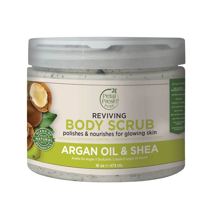 Petal Fresh Pure Argan Oil & Shea Body Scrub 16 oz