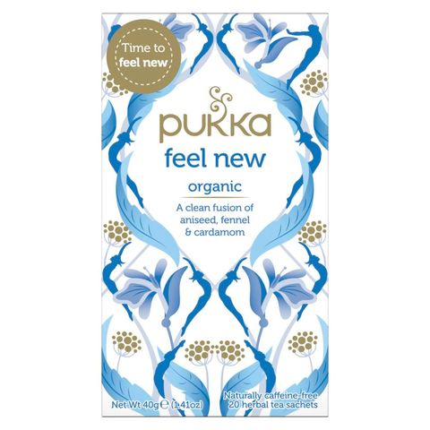 Pukka Feel New Organic Herbal Tea with Aniseed Fennel & Cardamom 20 Teabags