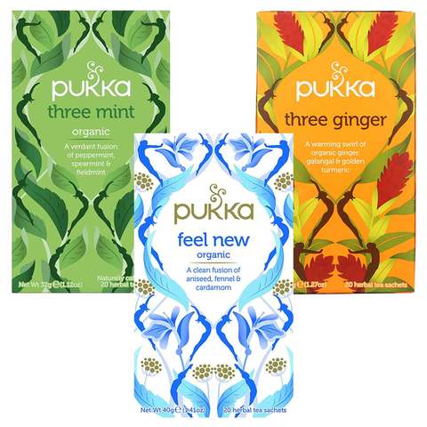Pukka Digestion Tea Bundle Pack of 3 x 20 Teabags