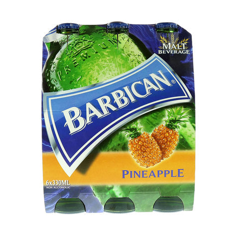 Barbican Pineapple Non Alcoholic Malt Beverage 330ml x Pack of 6