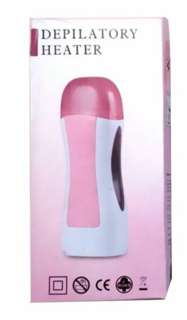 Depilatory Wax Heater Set Pink/White