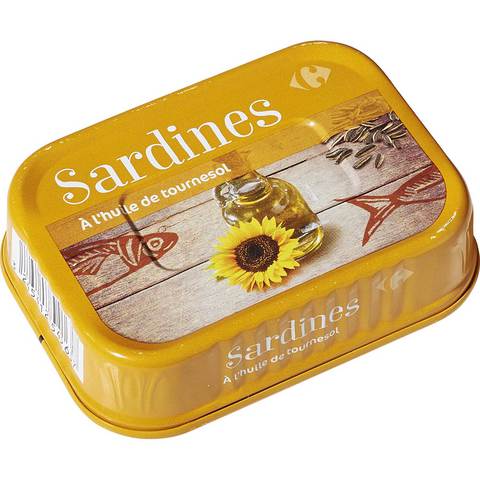 Crf 1/5 Sardines Sunflower Oil 135G
