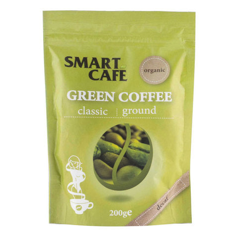 Smart Cafe Organic Green Coffee Class Ground Decaf 200g