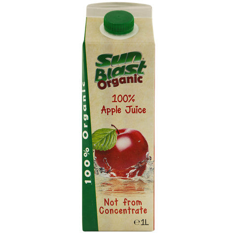 Sun Blast Organic Apple Juice 1L