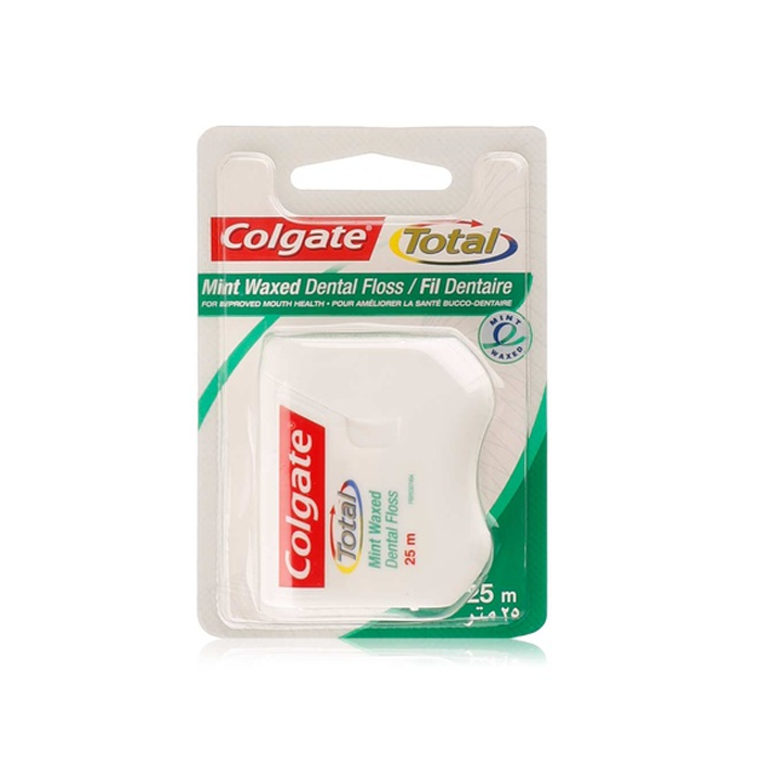 Colgate Total Mint Waxed Dental Floss 25m