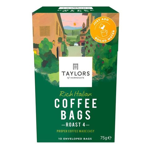 Taylors Rich Italian Coffee Bags Roast 4 75g