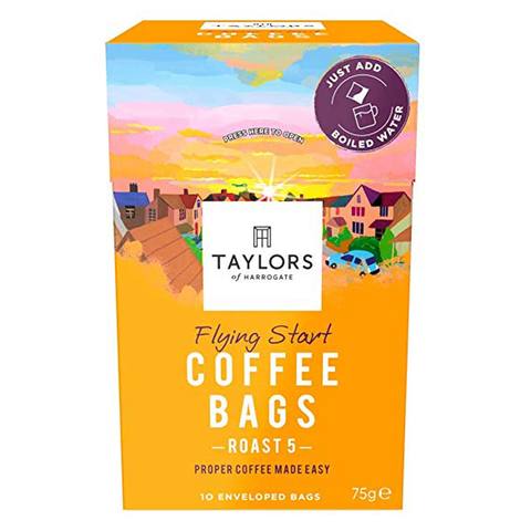 Taylors Flying Start Coffee Bags Roast 5 75g