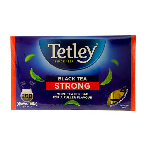 Tetley Strong Black Tea 2.2g x Pack of 200