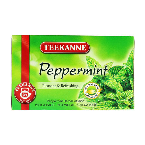 Teekanne Pleasant And Refreshing Peppermint Teabags 2.25 x Pack of 20