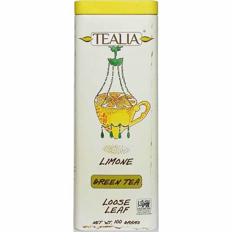 Tealia Limone Green Tea Loose Leaf 100g
