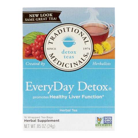 Traditional Medicinals Everyday Detox Herbal Tea 24g