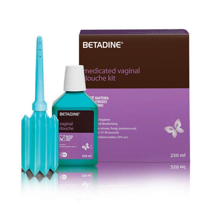 Betadine Medicated Vaginal Douche Kit 250ml