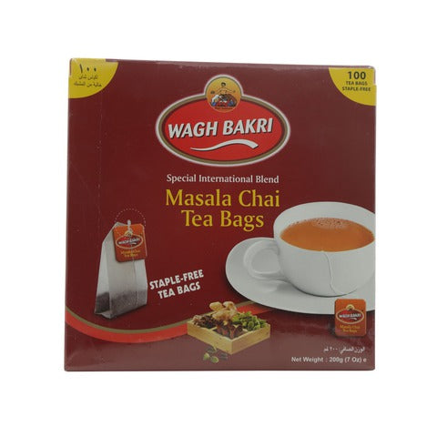 Wagh Bakri Masala Chai Tea Bags 200g