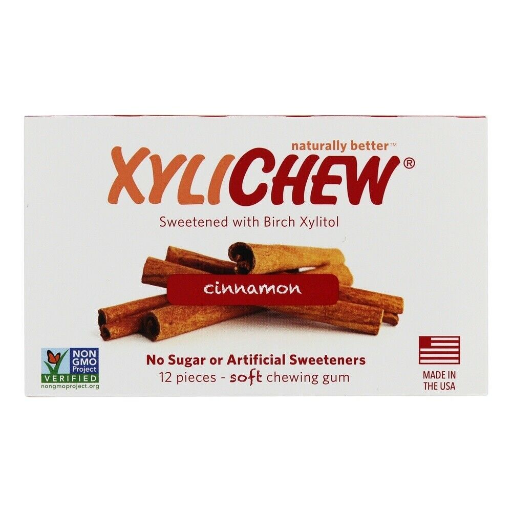 Xylichew Gum Cinnamon 12 Count