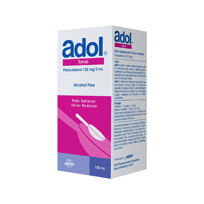 Adol 120 mg/5ml Syrup 100 ml Bottle