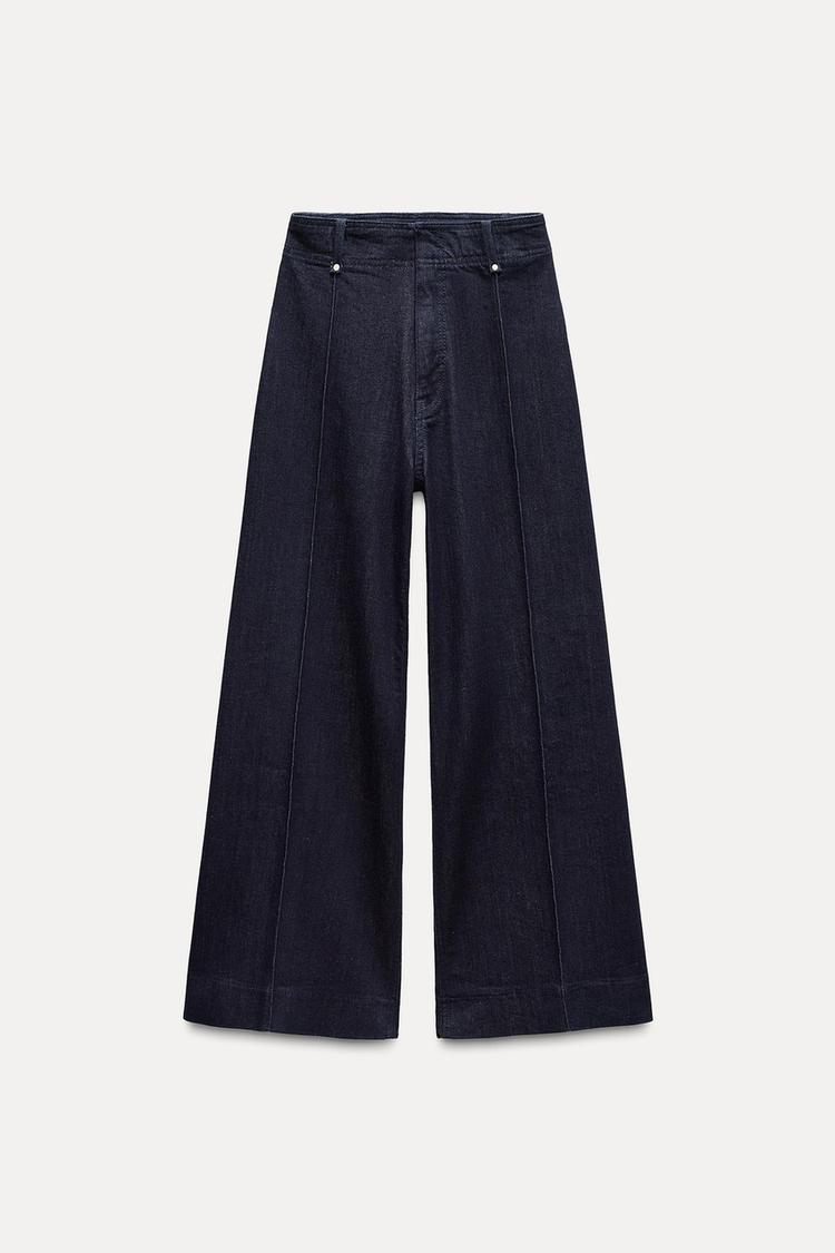 ZW COLLECTION WIDE-LEG HIGH-WAIST JEANS
