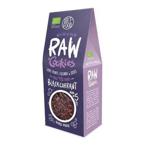 Diet Food Bio Raw Cookies Black Currant 100g